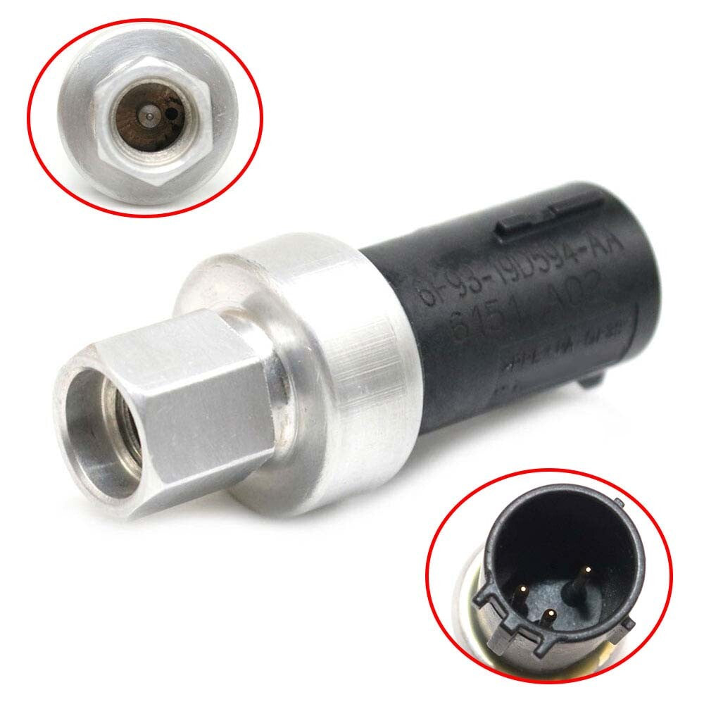 6F93-19D594-AA AC air conditioning pressure switch suitable for Ford Focus, Edge, and Escape.