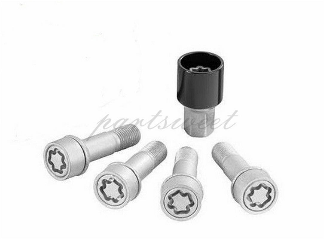 NEW High Security Type Silver Wheel Lock Set Locks Fit for Mercedes-Benz
