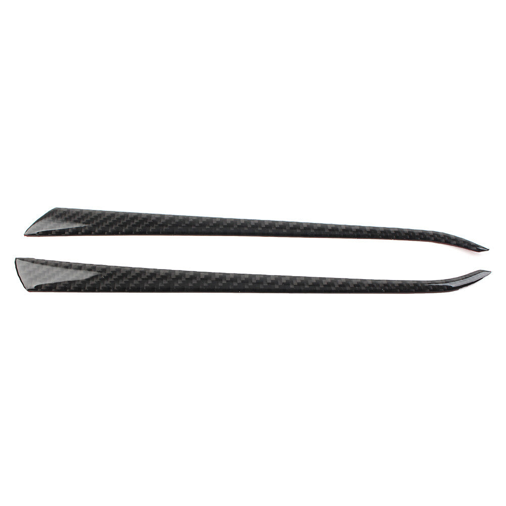 2x Rear View Side Mirror Strip Trim Fit for Chevrolet Equinox 2018-2021 Carbon Fiber