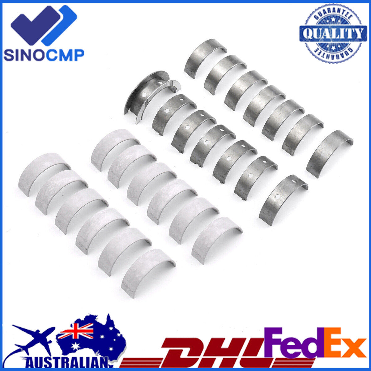 Main Con Rod Bearings Set for BMW 128i 335i 530i 740Li X3 X5 N52 N54 N55 3.0