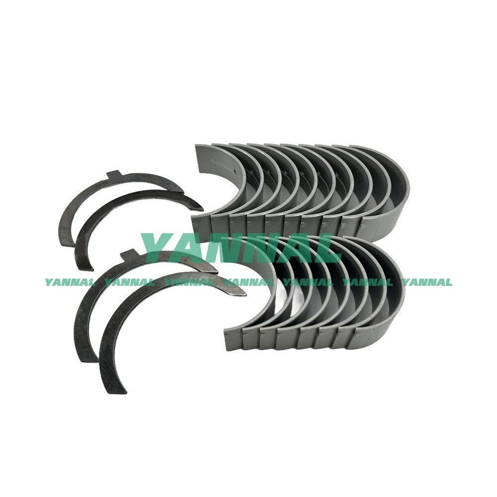 4JJ1 Main Bearing and Connecting Rod Bearing Kit and Thrust Washer Kit for Isuzu