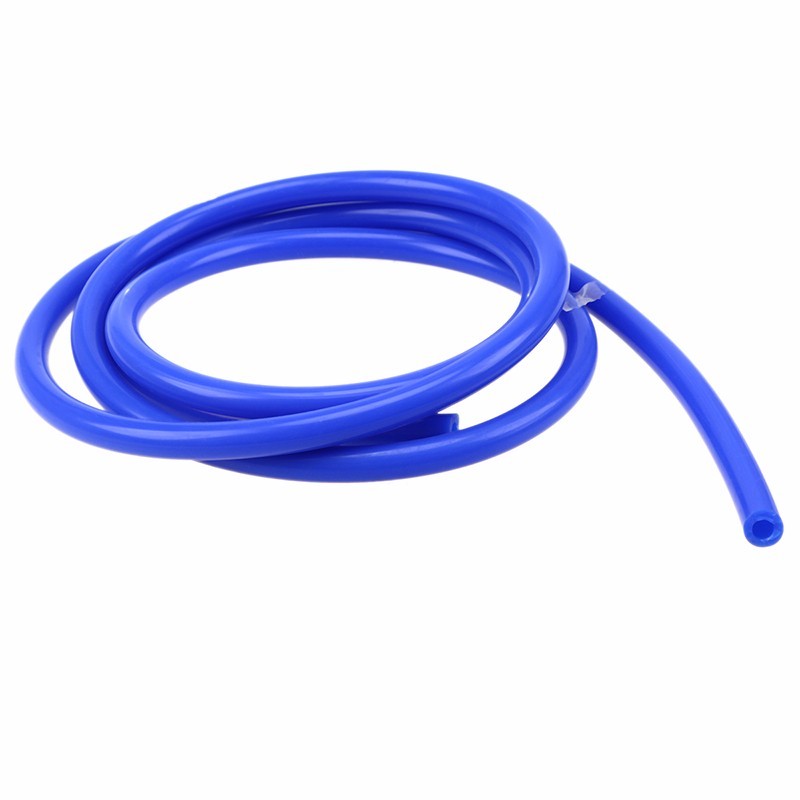 Car Vehicle Silicone Tubing Vacuum Tube 4mm Hose Tubing Pipe Blue 16.4ft Pipelin