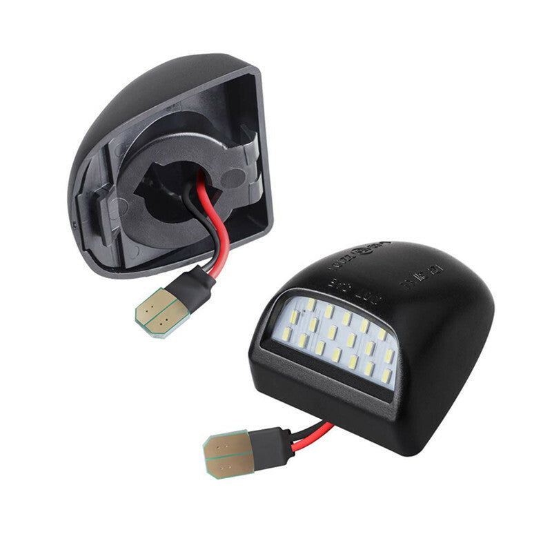2Pc White 6000K 18 LED Car License Plate Lights Lamp For Silverado Avalanche