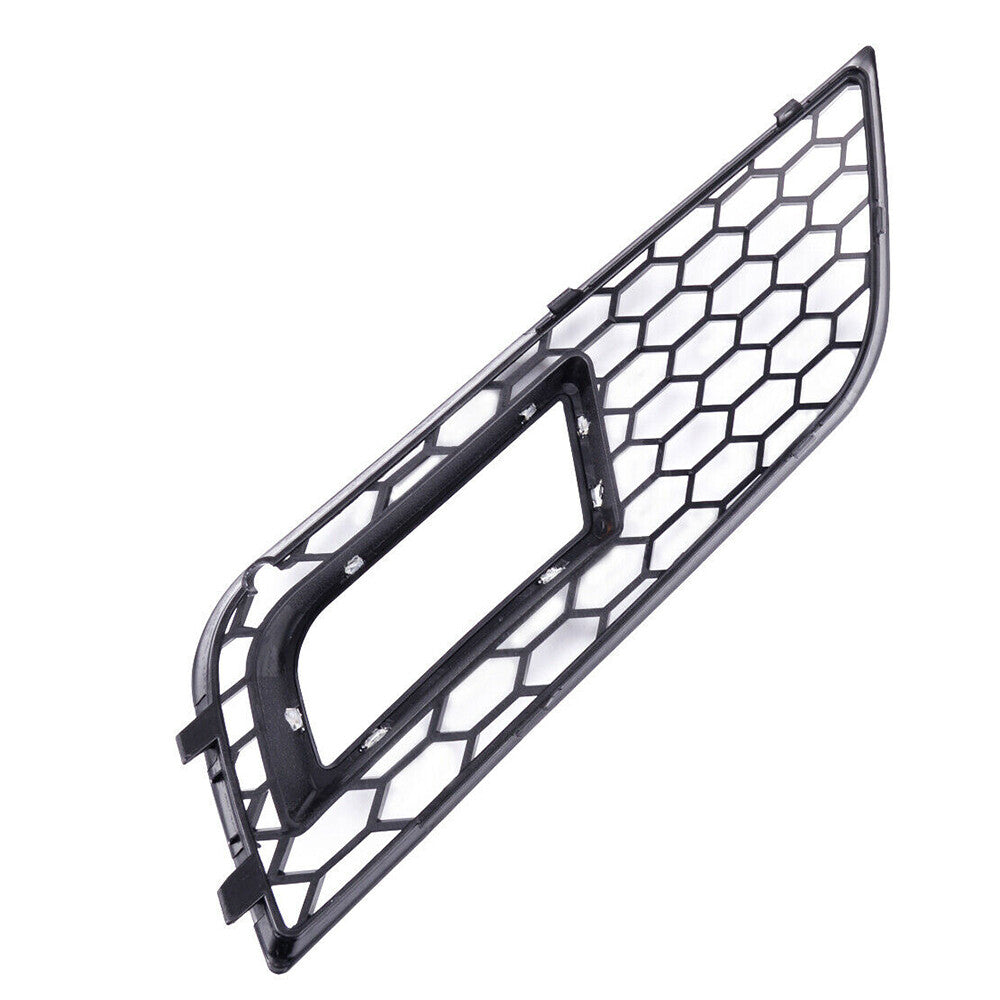 2-Piece Front Bumper Grille Fog Light Cover Trim for 2013-2016 for Audi A4 B8.5 RS