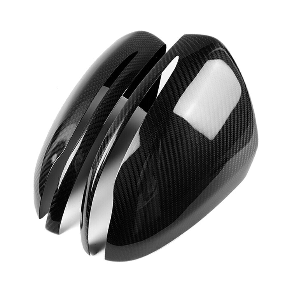 CARBON FIBER SIDE MIRROR COVER CAPS FIT 15-19 for Mercedes-Benz W205 W222 S550 S600
