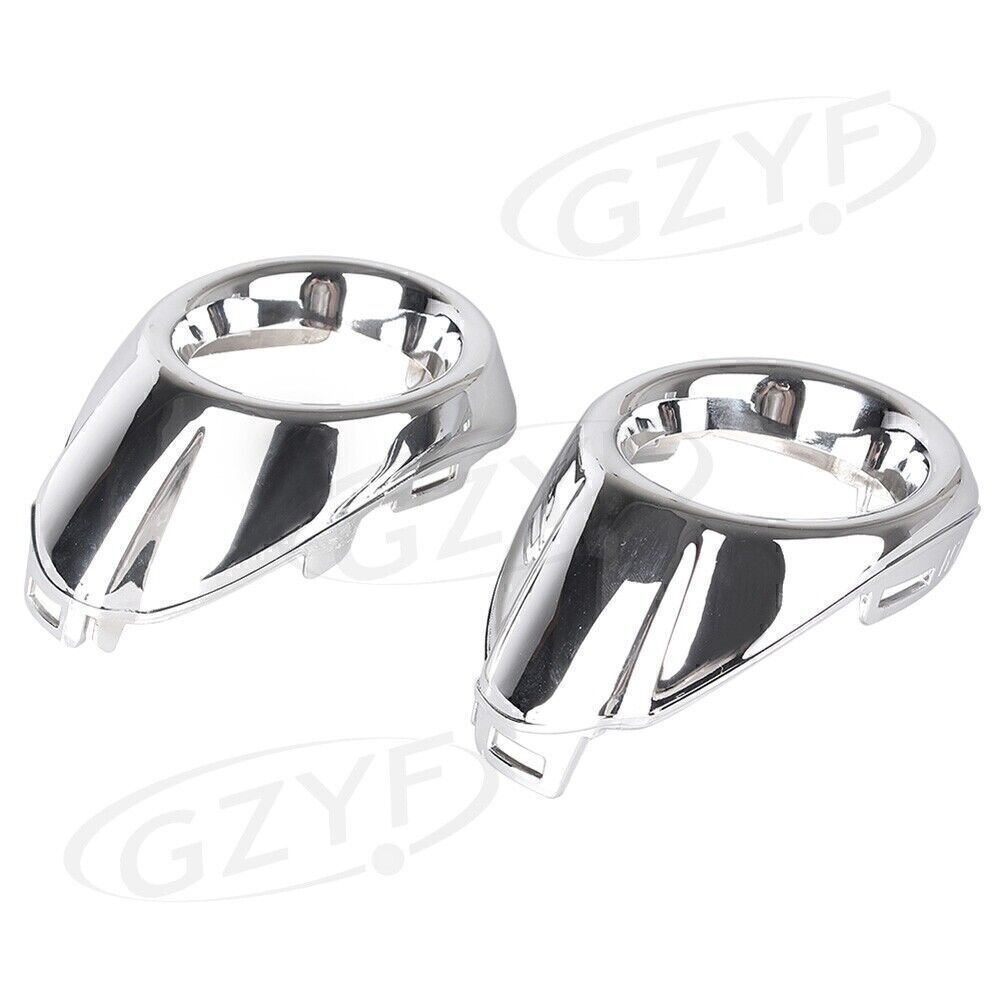2pcs Fog Light Covers Fog Lamp Lens Cover for Ford Focus 2012 2013 Silver