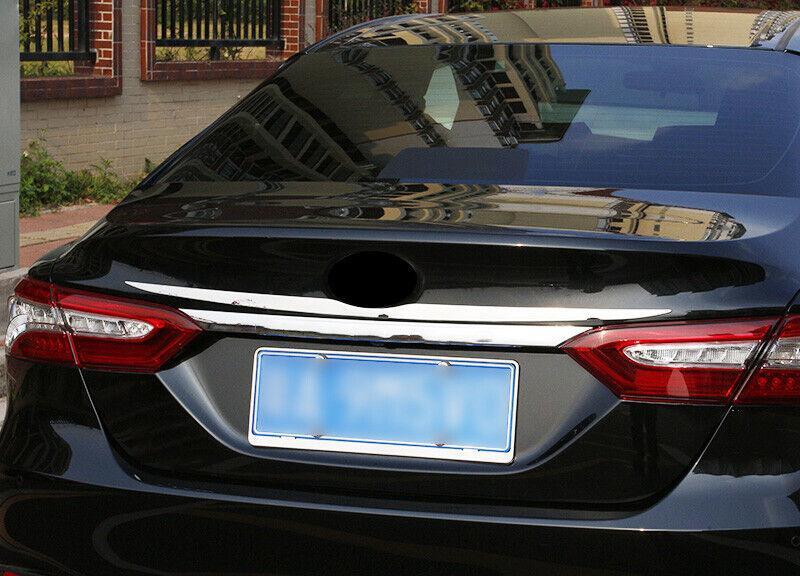 Chrome Steel Rear Door Trunk Molding Strip Trim 1pcs for Toyota for Camry 2018-2022