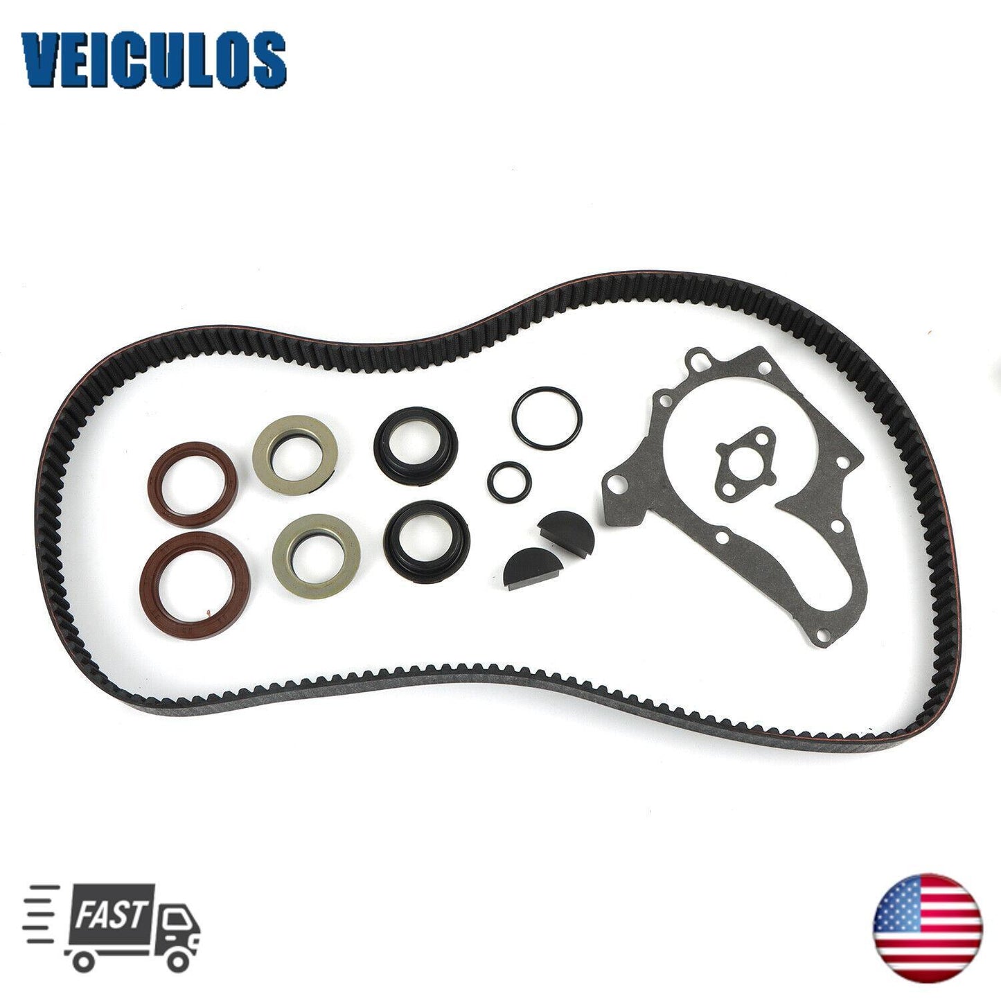 Timing Belt Kit Seal Gasket for 1987-2001 for Toyota for Camry Celica RAV4 MR2 3SFE 5SFE