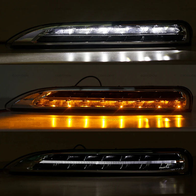 for Porsche for Cayenne 2011-2014 Front Bumper Daytime Run Light Lamp LED DRL Right