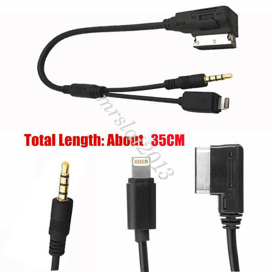 for Mercedes for Benz To Music Interface Charge Adapter Audio USB AUX AMI Cable