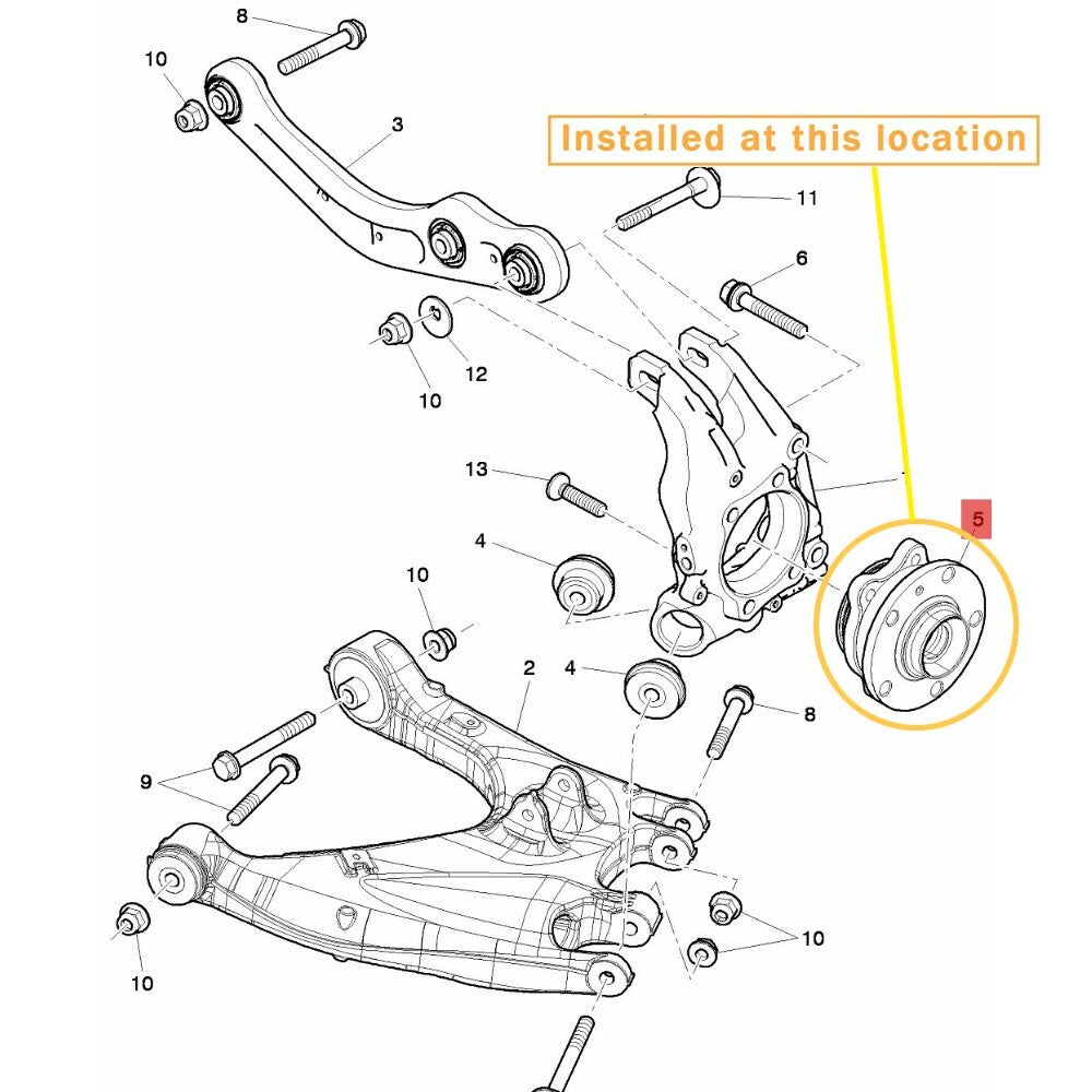 Equipment Manufacturer ( ) for Bentley GT Flying Spur Wheel Hubs and Bearing Units: 3W0407613