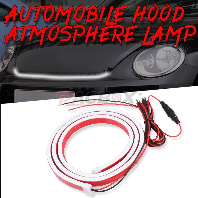 1Pc Start Scan Dynamic 100cm LED DRL Car Hood Light Strip Daytime Running Light