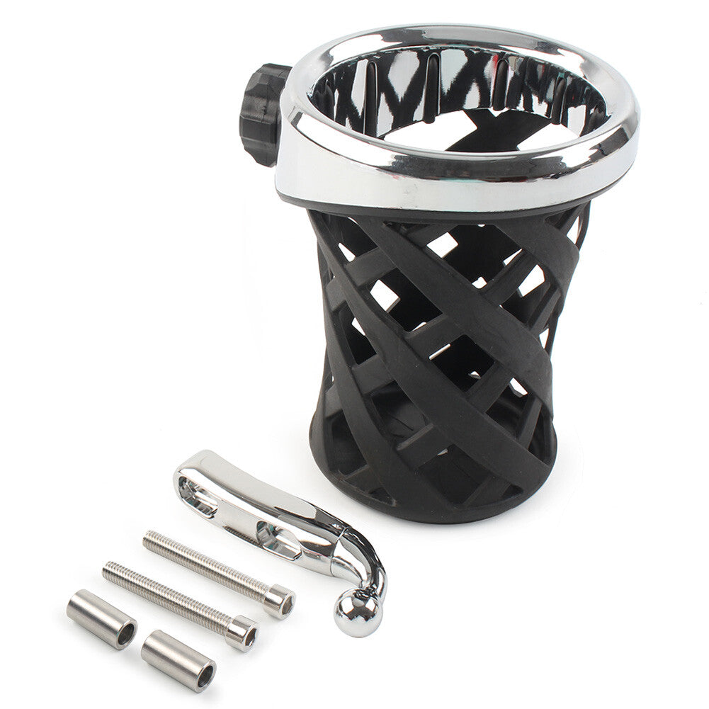 Handlebar Cup Holder Drink W/Mesh Basket Mount For Goldwing GL1800 2001-2021