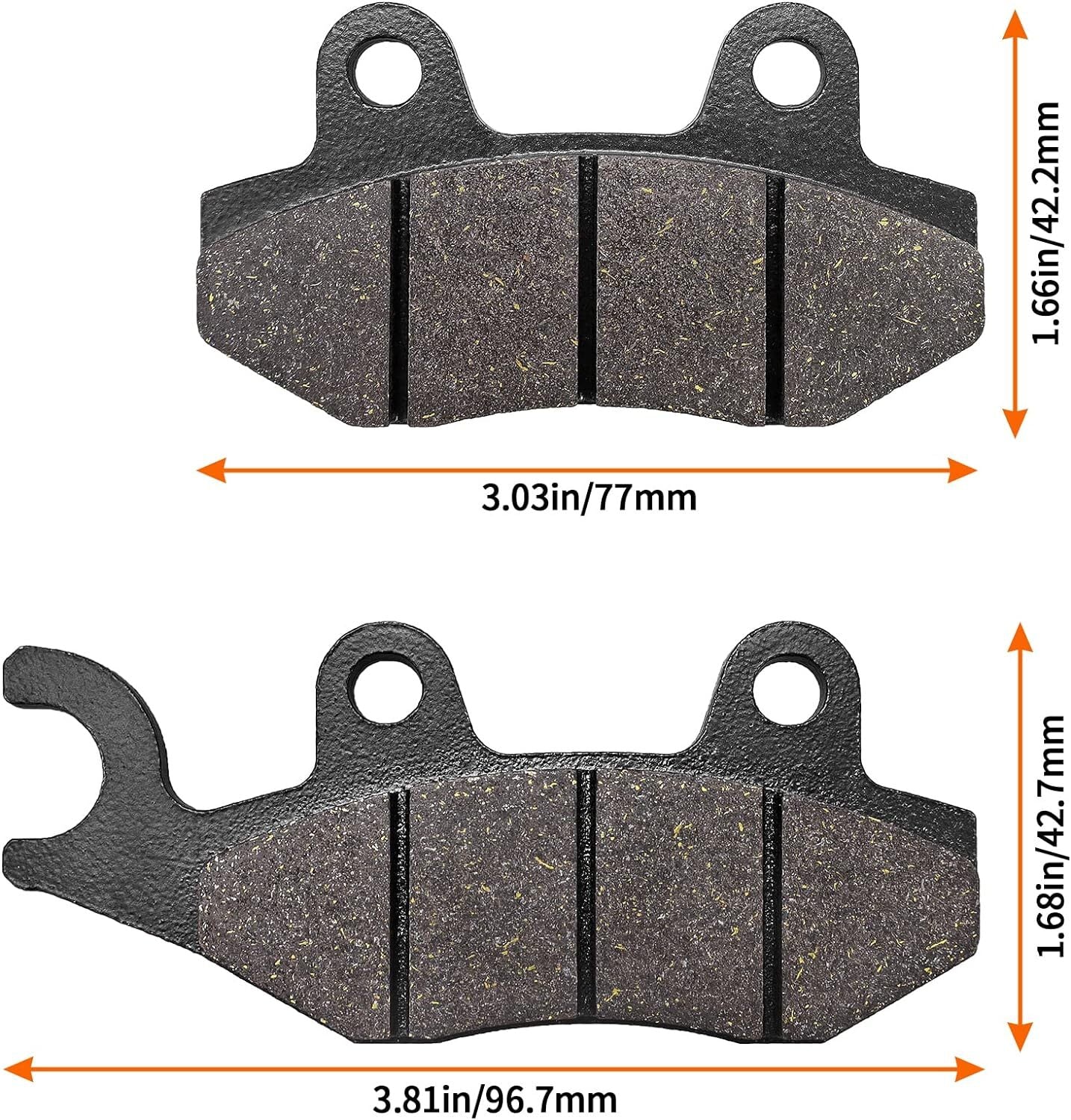 Brake Pads FR CAN AM Commander 800/800R Commander 1000/1000XT DPS/STD 2011 2012