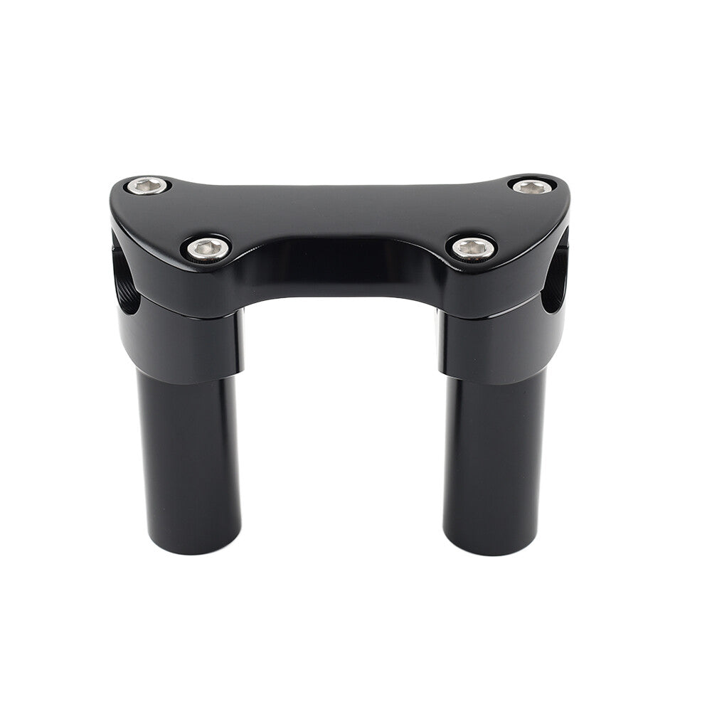 3.5 Straight Handlebar Riser Top Clamp Black for Harley Dyna Tour Road