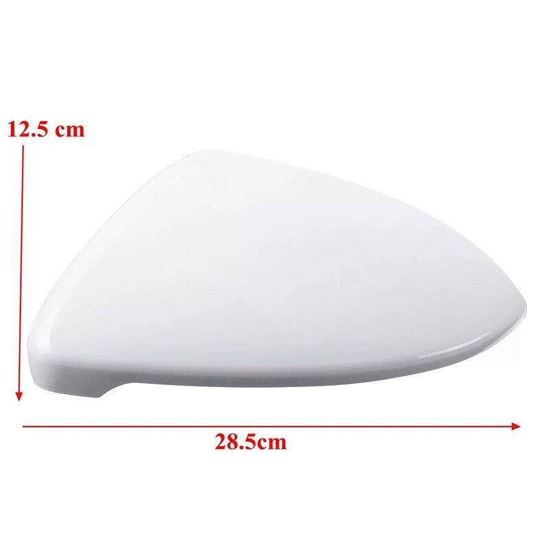 Rearview mirror cover cap, white, suitable for Volkswagen for Golf Mk7 Mk7.5 GTI 2013-2018.