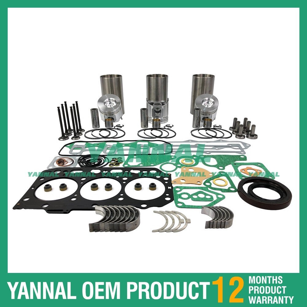 3TNE84 3D84-3 Overhaul and Rebuild Kit Piston Gaskets for Yanmar, Komatsu, and