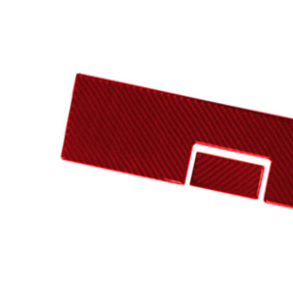 Red Carbon Fiber Passenger Glove Box Latch Cover For Colorado 04-12/ for Canyon 05-12