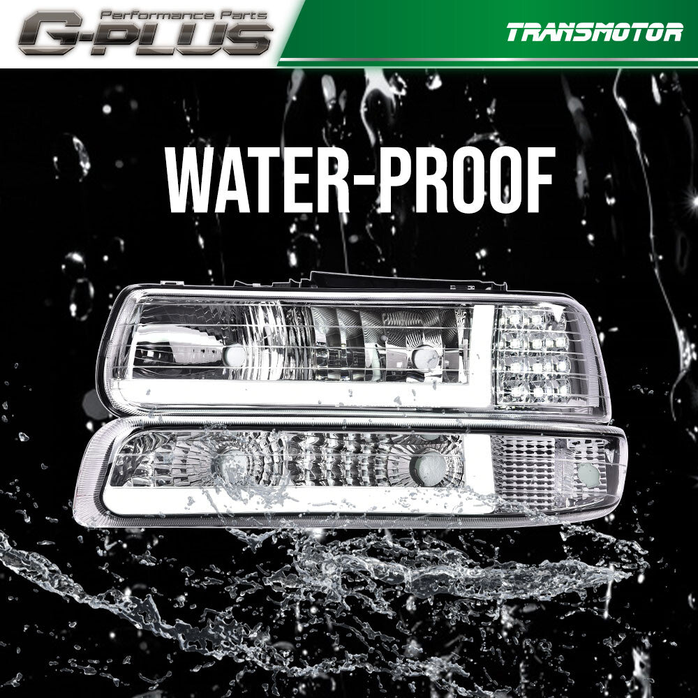 LED DRL 99-02 Snow Country Silverado 1500 2500 Seawater + Youth Stone