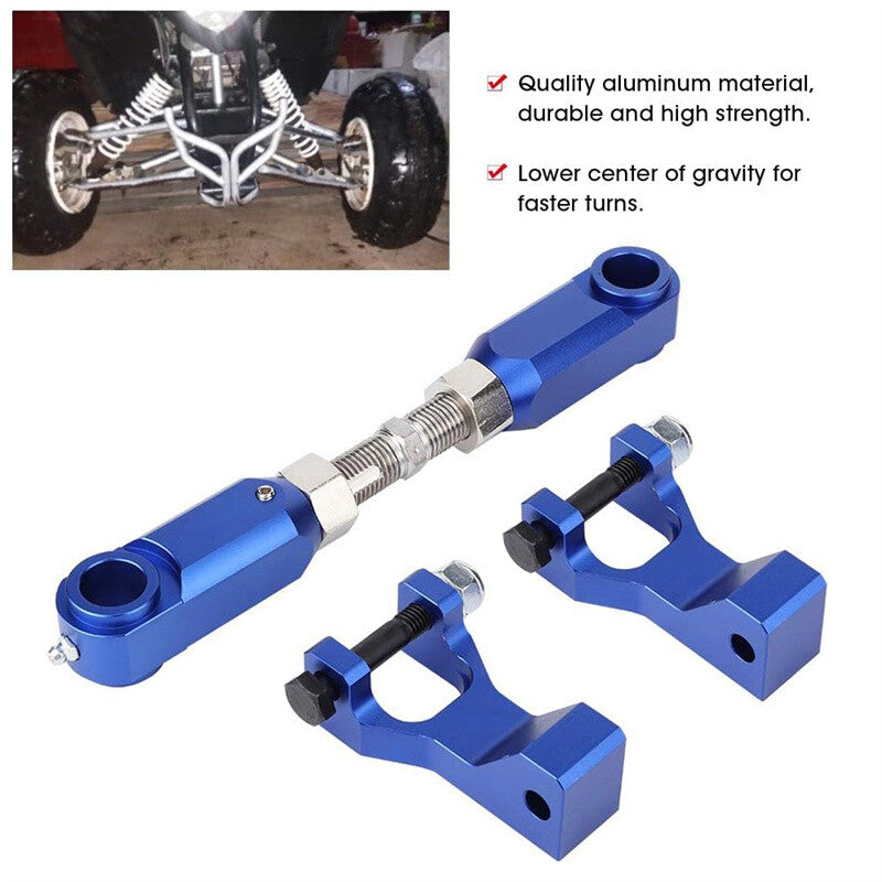 ATV Front Rear Lowering Kit Blue Fits for Yamaha 660 660R 700 700R 350