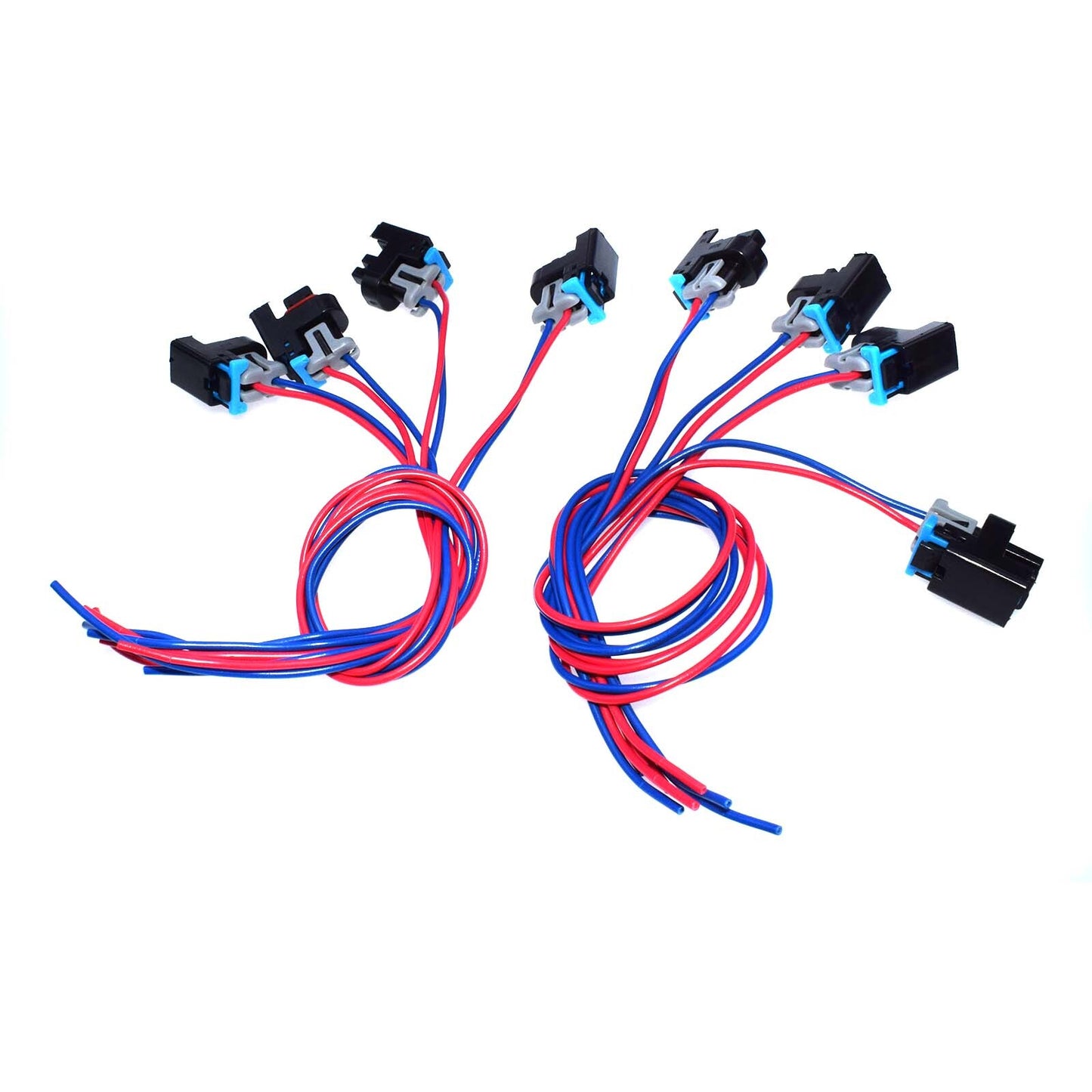 8Pcs Fuel Injector 2-way Connector Wiring Harness Pigtail 1P1575 for GM for Saturn
