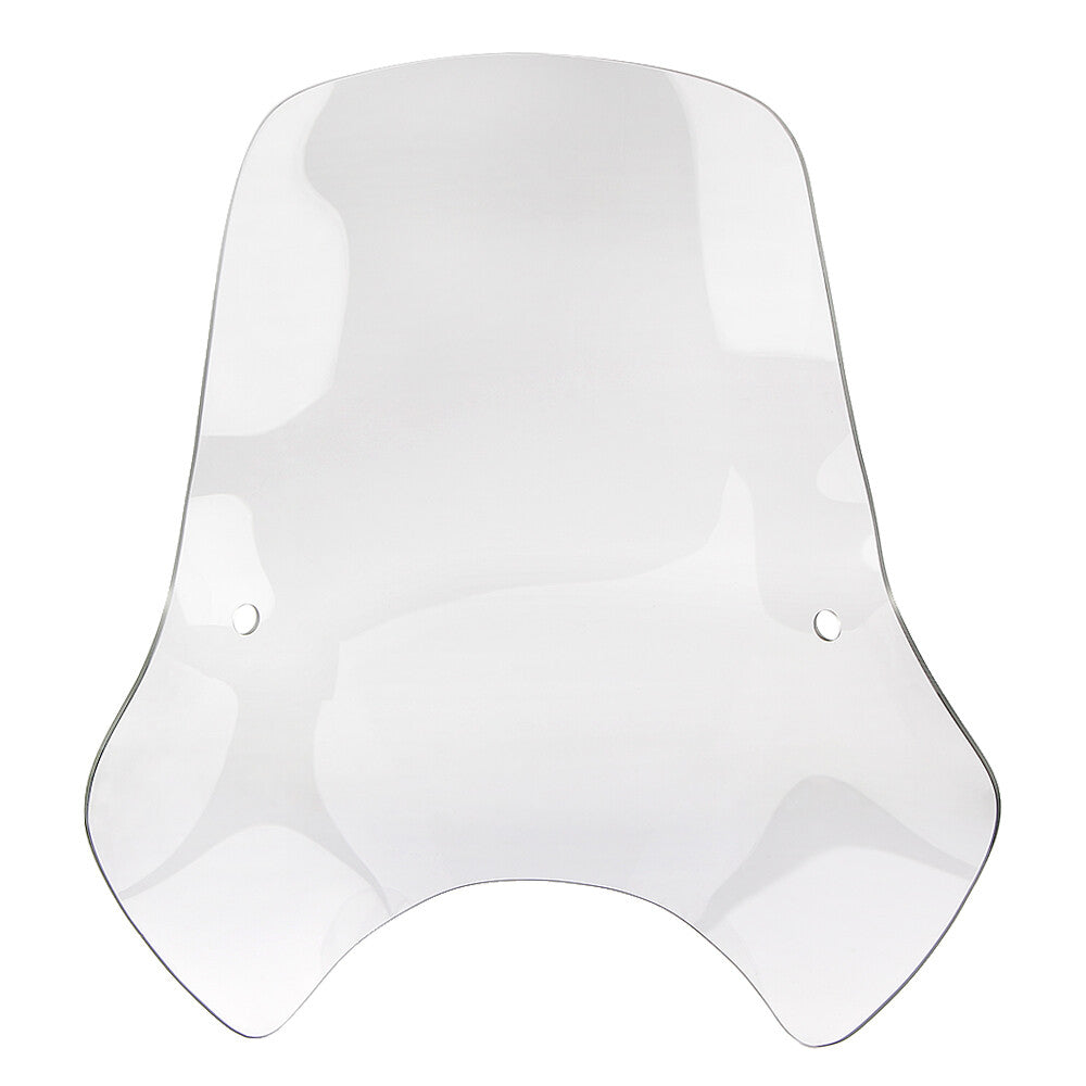 Universal 7/8 1 clear bar screen for large motorcycle handlebars and windshields (19x17).