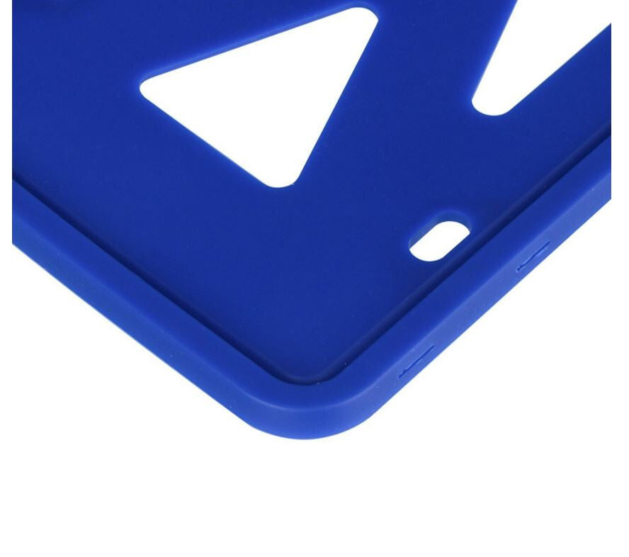 piece car license plate frame cover cap trunk blue silicone suitable for ford