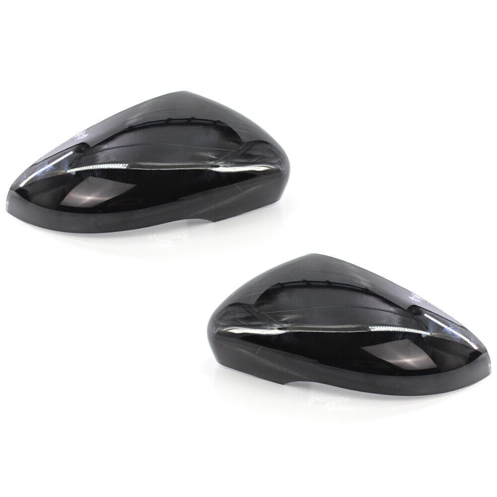 A pair of black shiny mirror cover cap 5K0 857 537/538 for Golf for VW 6 MK6