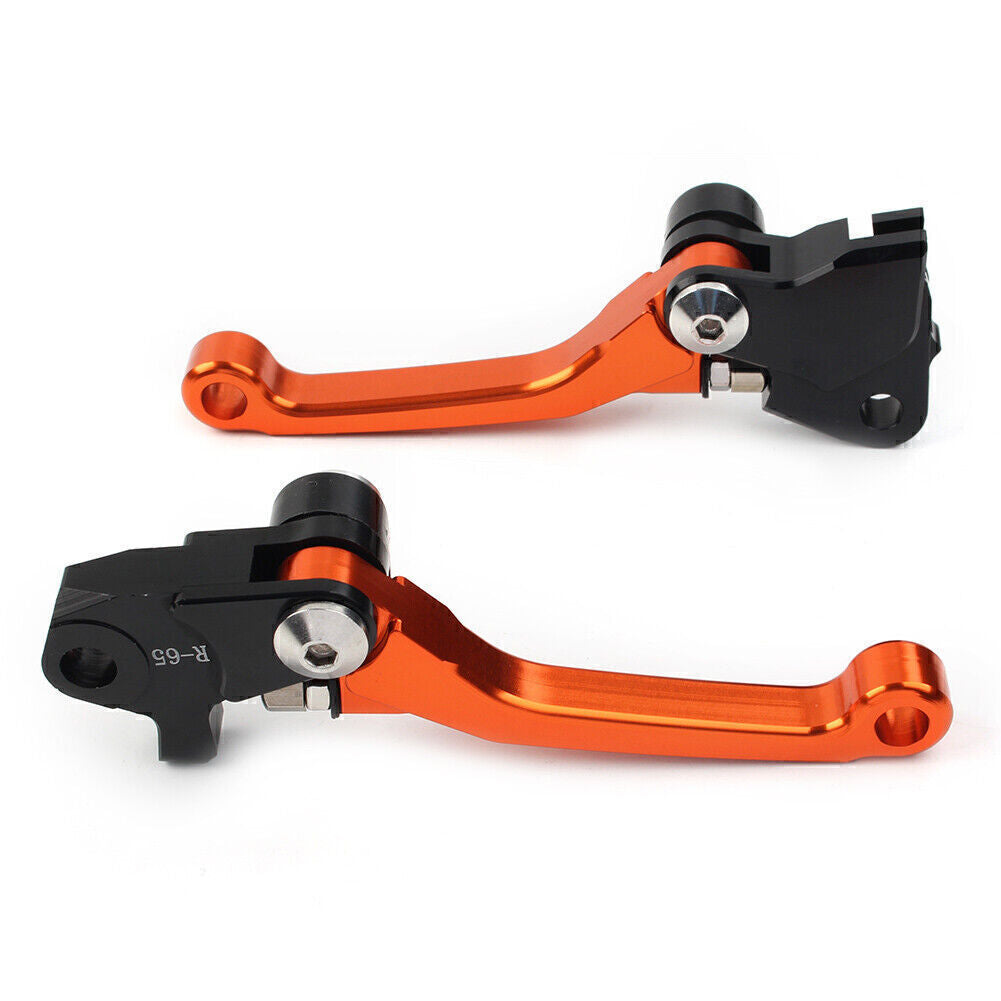 CNC Pivot Clutch Brake Levers Orange Fit for YAMAHA YZ 250F YZ 426F YZ 450F 2009-20