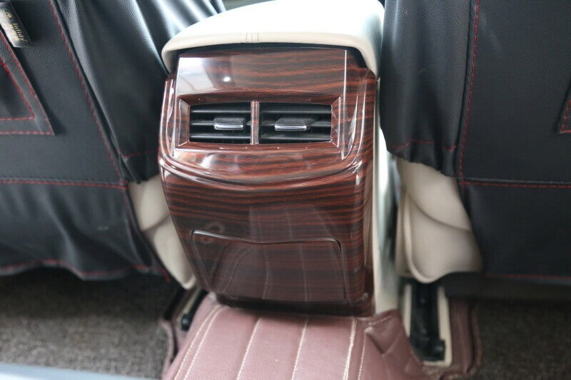 for Cadillac XTS 2013-17 Red Wood Grain Rear Air Outlet Protective Panel Trim 2P