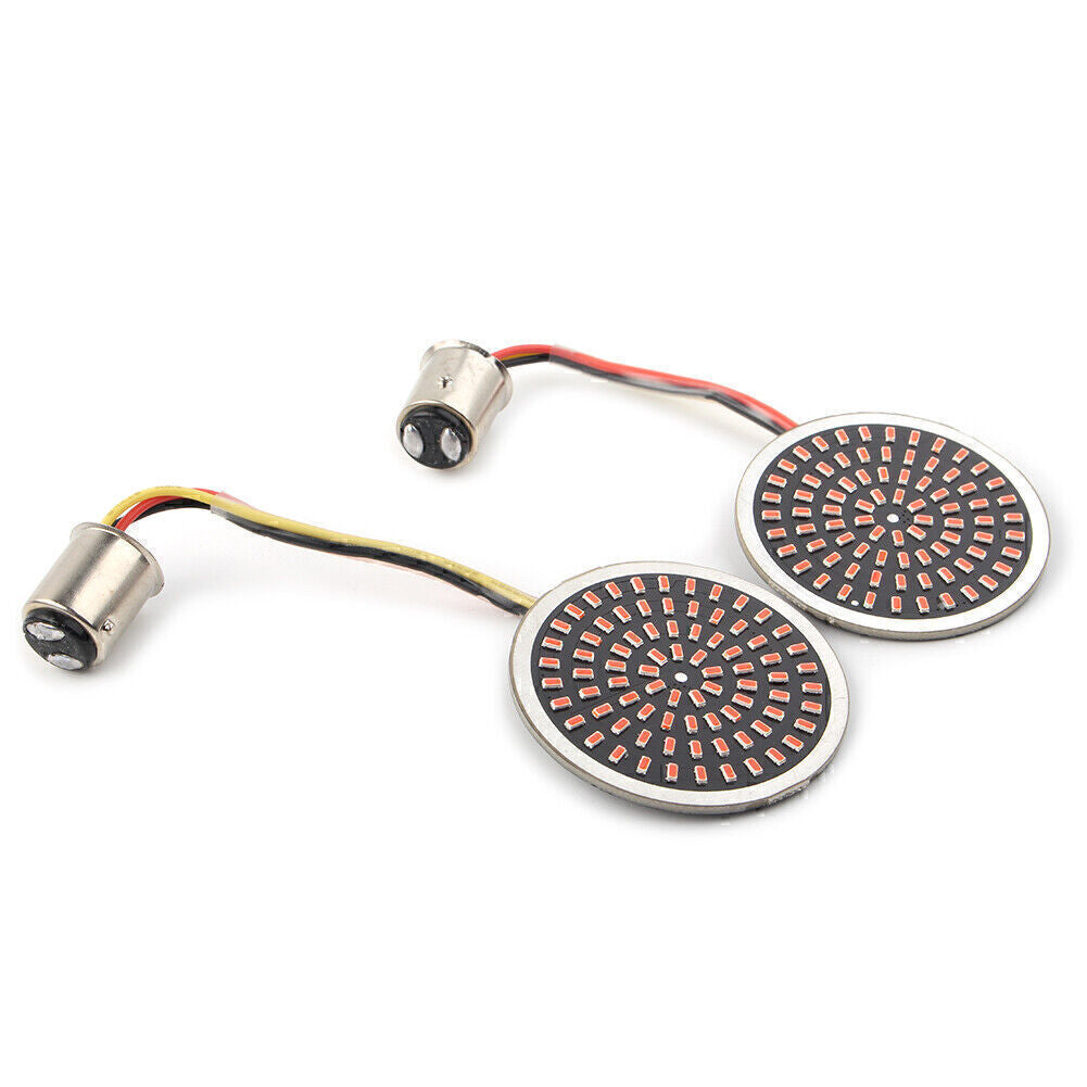 2X Red LED 1157 for Harley Touring Rear Turn Signal Light Blinker Road King