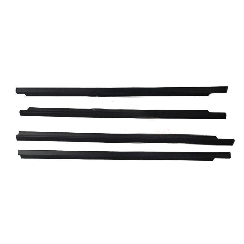 for Toyota for Land Cruiser LC100 1998-2007 LH+RH Side Door Window Strip Black Cover
