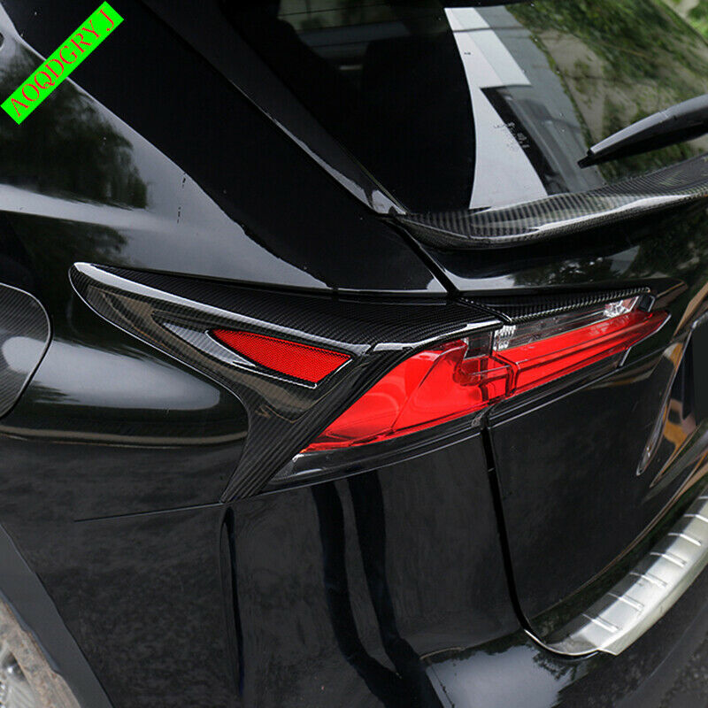 Carbon Fiber Rear Taillight Moulding Trim Cover for LEXUS NX200t 300h 2015-2017