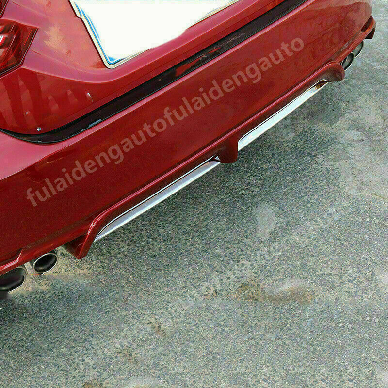 2P for Toyota for Camry SE XSE 2018-2020 Chrome Rear Bumper Lower Cover Trim ABS