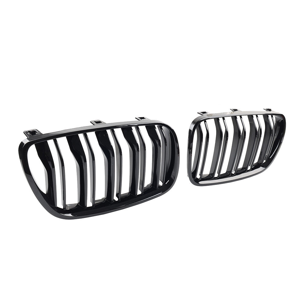Double Line Front Bumper Kidney Grille for BMW X3 E83 Facelift 2006-2010