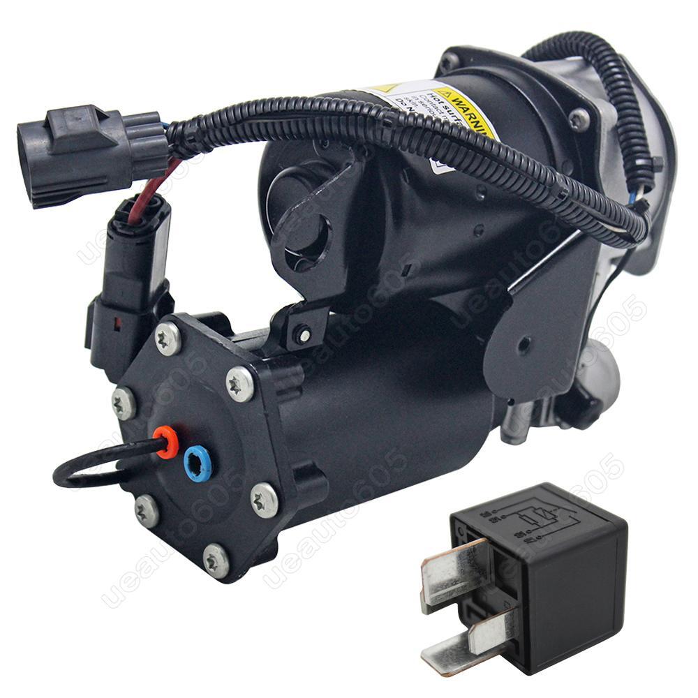 for Land Rover Discovery 3 LR4 Hitachi Air Suspension Compressor w/Bracket Relay