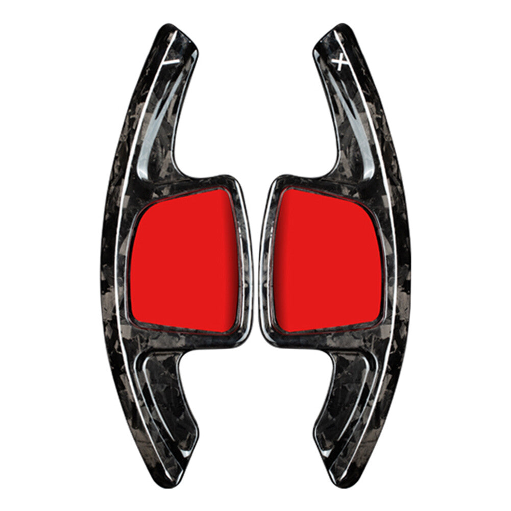 Fit for Audi A7 2019-2021 Steering Wheel Paddle Shifter Extension Carbon Fiber 2PCS