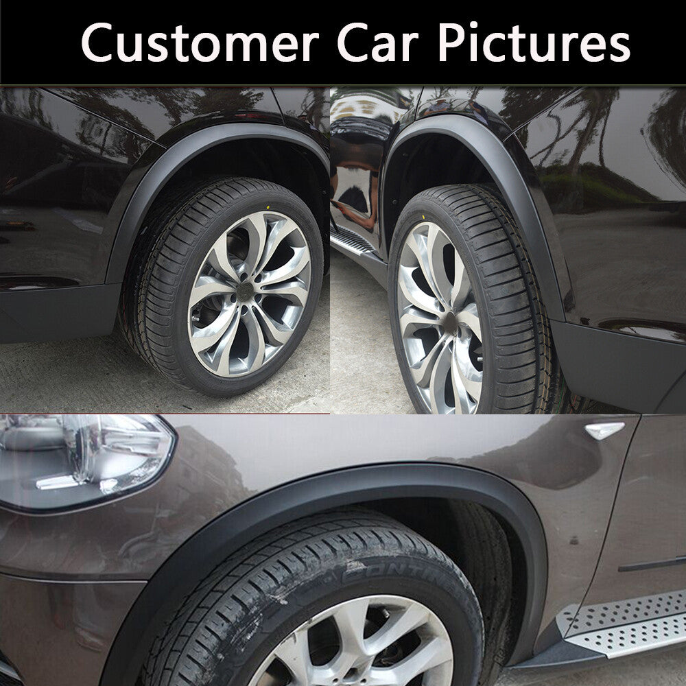 Fit for BMW X5 F15 2014-2018 Wheel Arch Side Fender Flares Molding Trim 4PCS