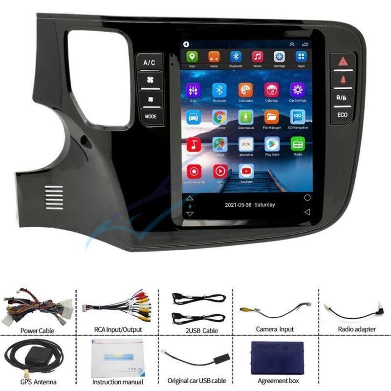 GPS 2+32G 9.7 Vertical Car Stereo Radio WiFi for Mitsubishi Outlander 3 2013-20