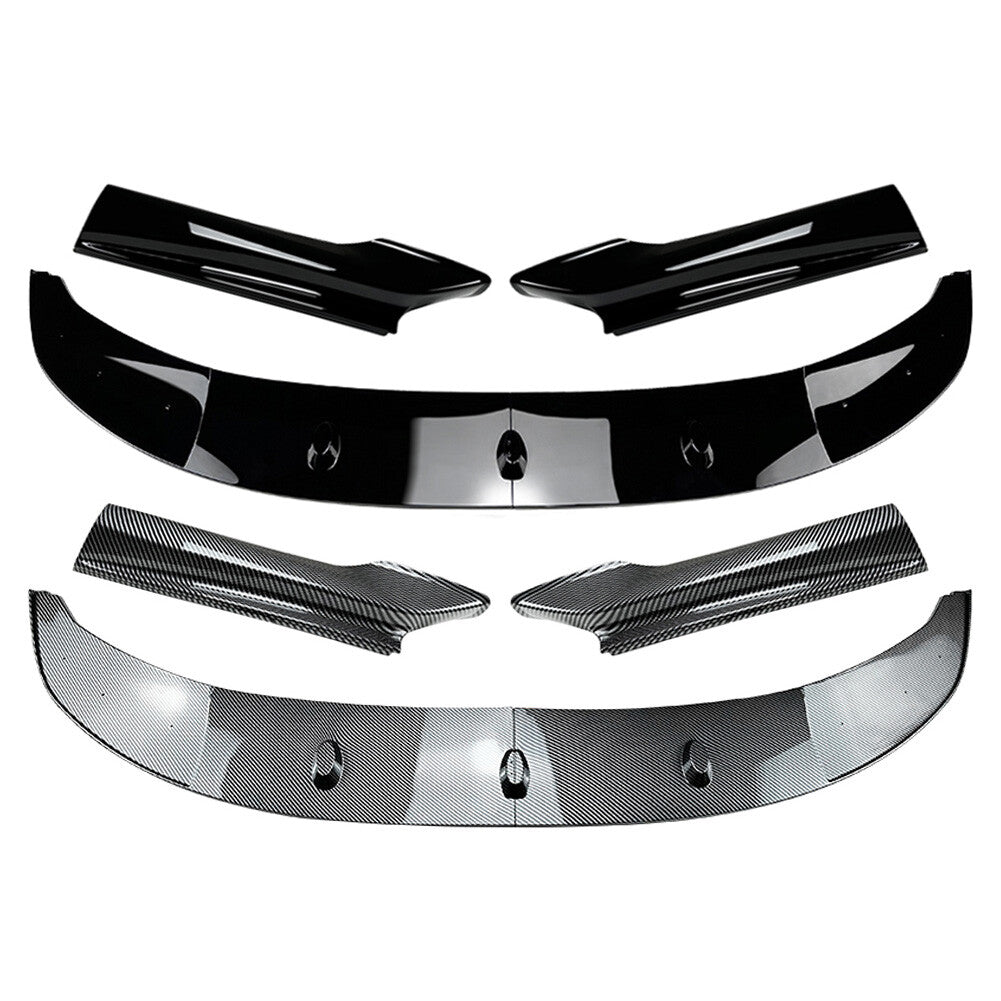 Front Bumper Lip Spoiler Splitter Fit for BMW 5 Series F10 F11 M Sport 11-17 Carbon