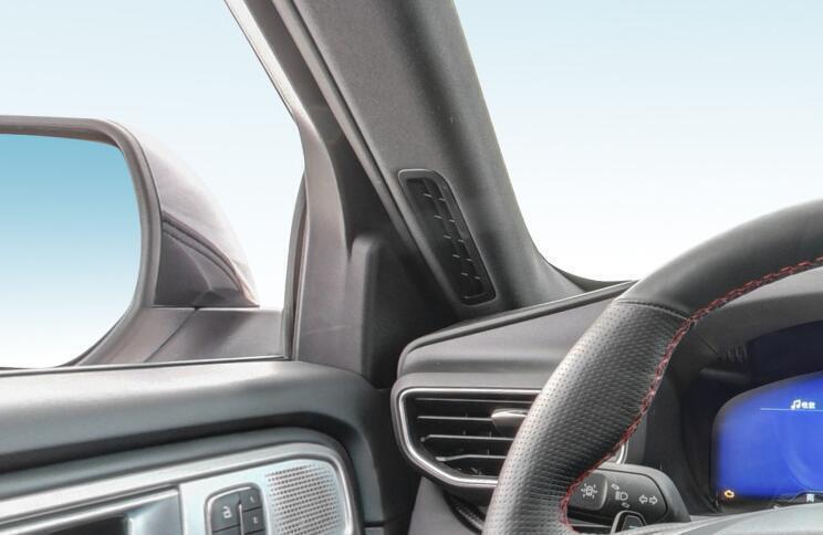 A Pillar Air Outlet Vent Cover Trim for Ford Explorer 2020-2022 Matt Wood Grain