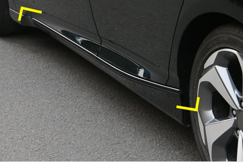 for Honda Accord 2020-2022 Black Steel Side Door Body Guard Molding Cover Trims