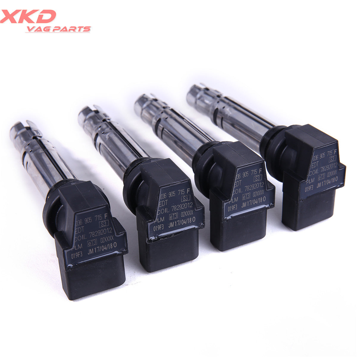 4Pcs Set Spark Plug Ignition Coils for VW Beetle for Golf for Jetta for Passat 1.6FSI 1.4TSI