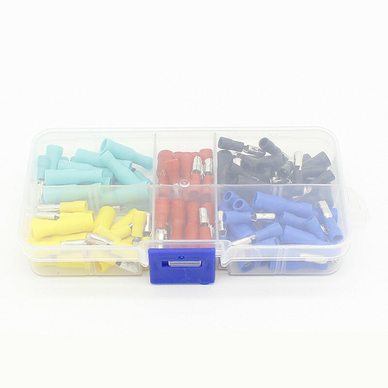 100x Female and Male Crimp Bullet terminal Terminals Car Wire Connector Clip Kit