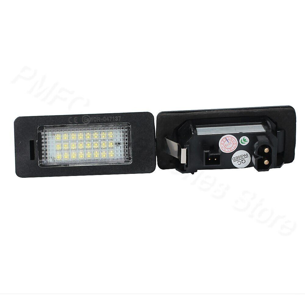 Pair for BMW E39 M5 E70 E71 X5 X6 License Plate Light Lamp for BMW e60 Number