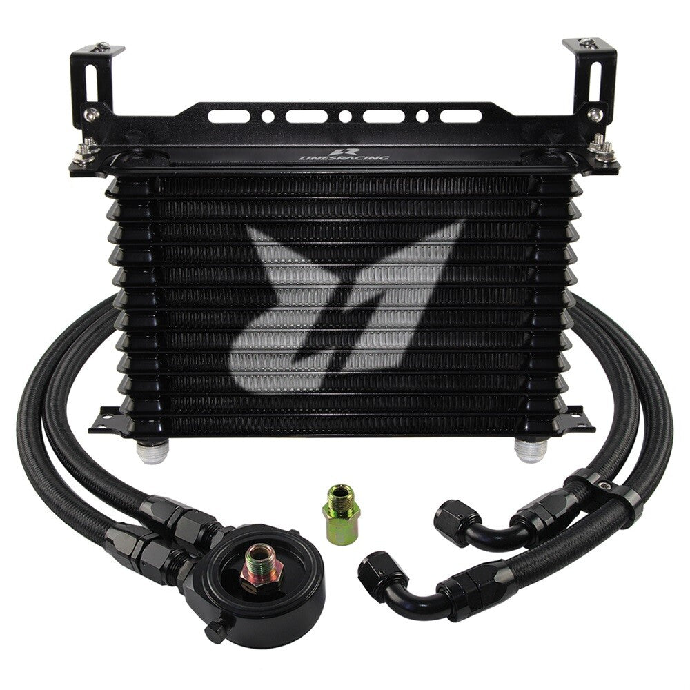 13 Row AN10 Oil cooler Trust w/Bracket+Filter Adapter Hose Kit 3/416 M201.5