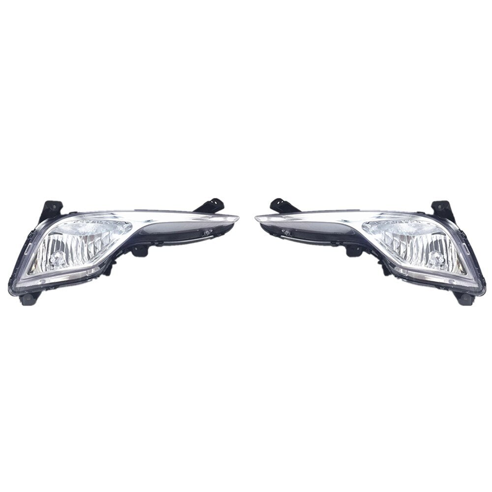 1 Pair Front Bumper 4 Wire LED fog light for Hyundai Sonata MK8 2013-2015