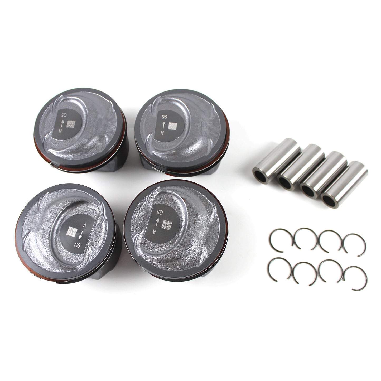 G4KJ Engine Rebuild Overhaul Kit - Main Rod Bearings Kit Piston for Hyundai