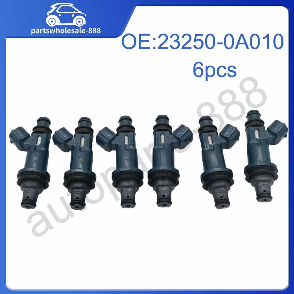23250-0A010 6x Fuel Injectors are suitable for 1997-2004 for Toyota for Lexus RX300/ES300 3L V6 10