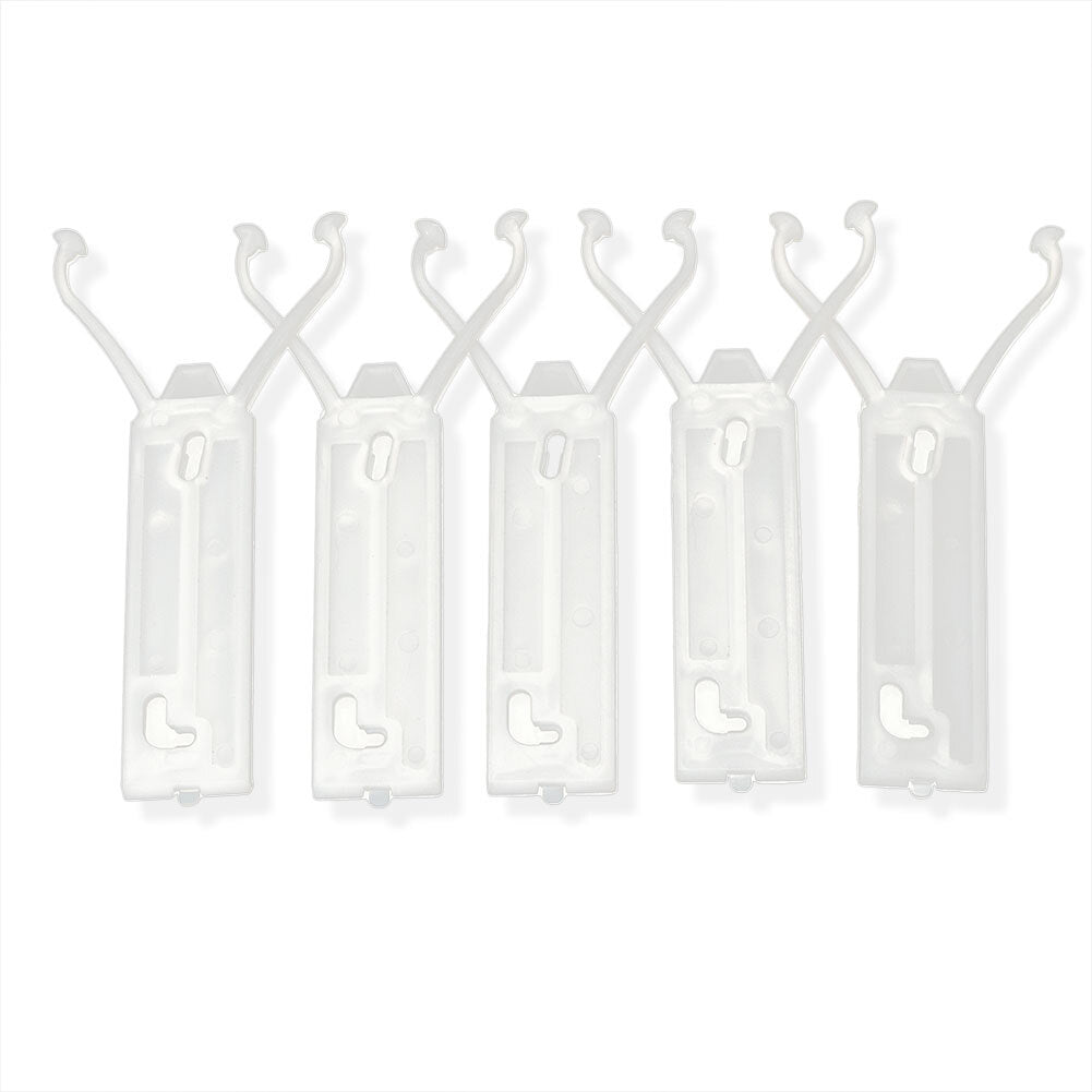 5X WIDE Chrome Fender Door Quarter Trim Molding Clip Retainer For 80-90 Caprice